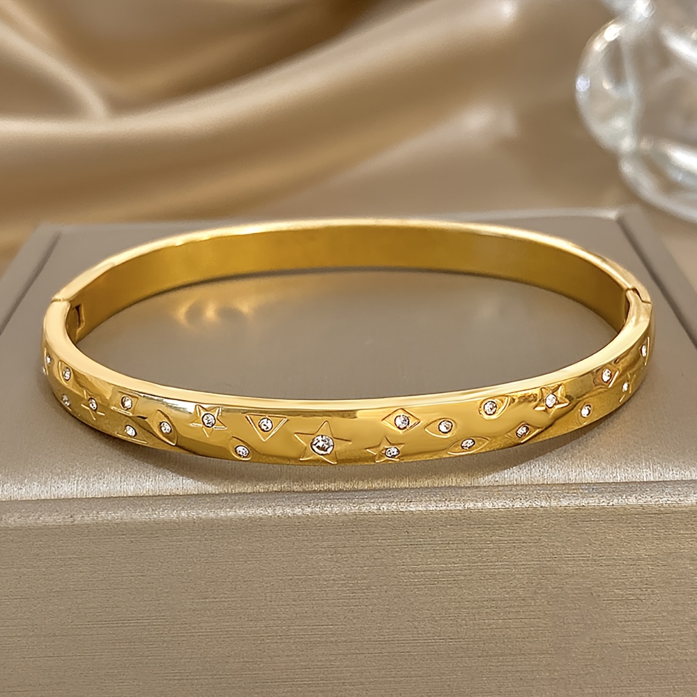 Fashion Stainless Steel Slim Bangle Bracelet